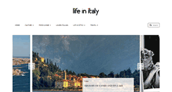 Desktop Screenshot of lifeinitaly.com